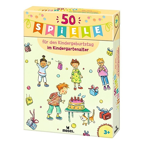 moses. Verlag 50 Spiele für den Kindergeburtstag im Kindergartenalter, Anna Bernhard, Silvia Schmitz