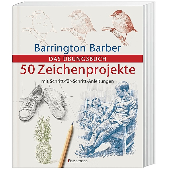 50 Zeichenprojekte mit Schritt-für-Schritt-Anleitungen, Barrington Barber