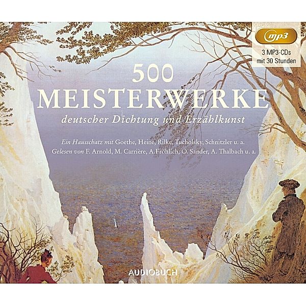 500 Meisterwerke deutscher Dichtung und Erzählkunst, 3 MP3-CDs