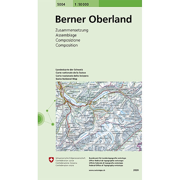 5004 Berner Oberland, Bundesamt für Landestopografie swisstopo