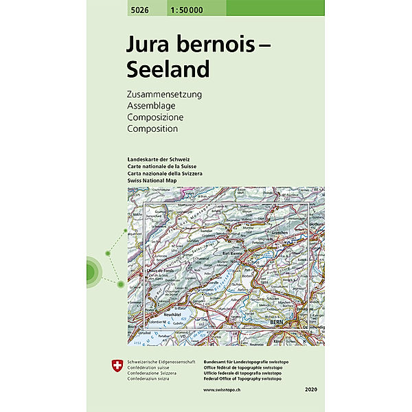 5026 Jura bernois - Seeland, Bundesamt für Landestopografie swisstopo