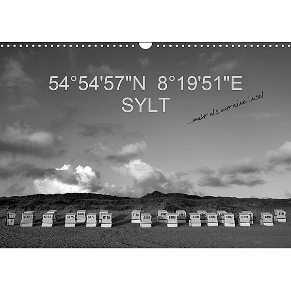 54°54'57N 8°19'51E SYLT (Wandkalender 2020 DIN A3 quer), Günter Linderer