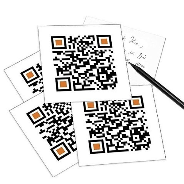 5er Set QR Code-Postkarte - MERRY CHRISTMAS