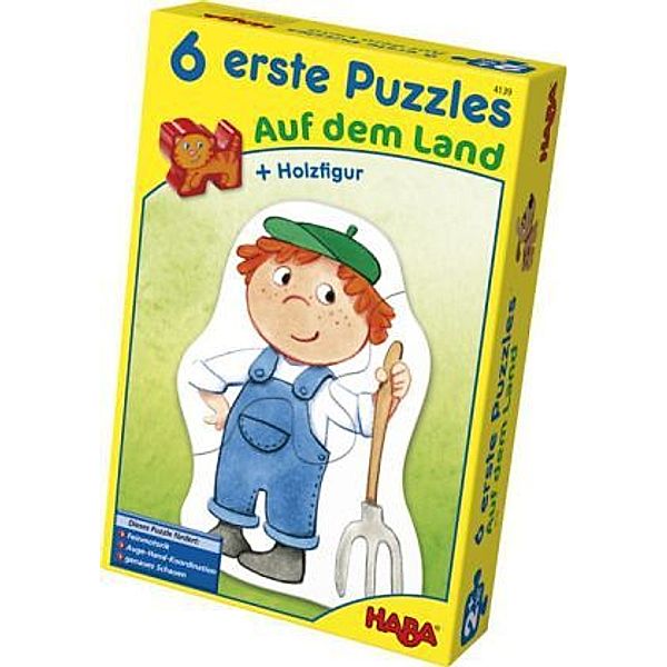 6 erste Puzzles - Auf dem Land (Kinderpuzzle)