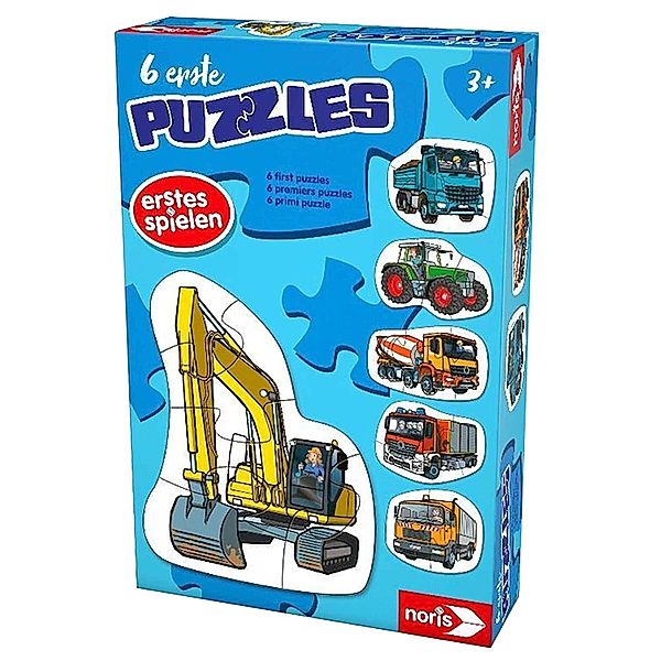Simba Toys, Noris 6 erste Puzzles  Fahrzeuge