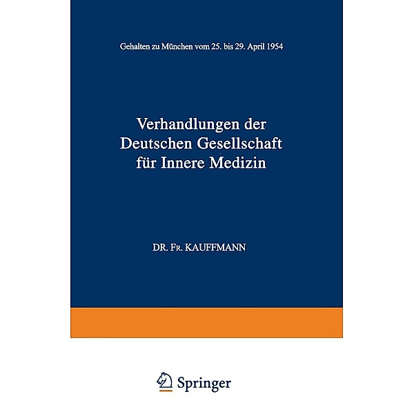 60. Kongreß / Verhandlungen der Deutschen Gesellschaft für Innere Medizin Bd.60, K. Miehlke