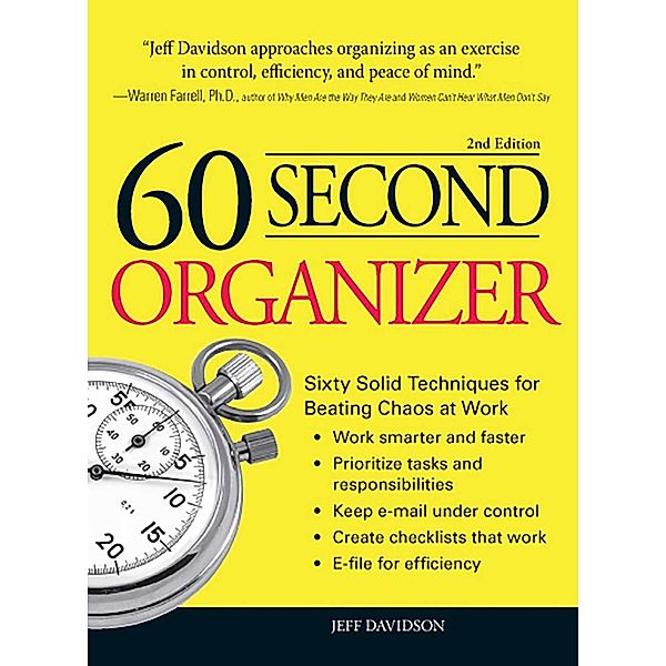 60 Second Organizer, Jeff Davidson