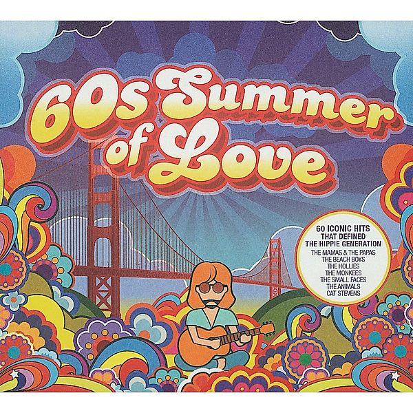 60s Summer of Love, 3 CDs, The Mamas & The  Papas, The Beach Boys, The Hollies, The Monkees, The Small Faces, The Animals, Cat Stevens