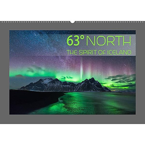 63° North - The spirit of Iceland (Wandkalender 2023 DIN A2 quer), Denis Feiner
