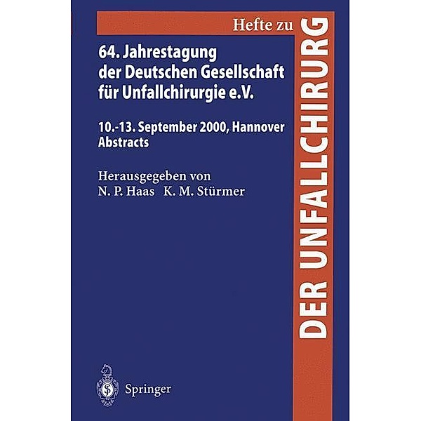 64. Jahrestagung der Deutschen Gesellschaft für Unfallchirurgie e.V.