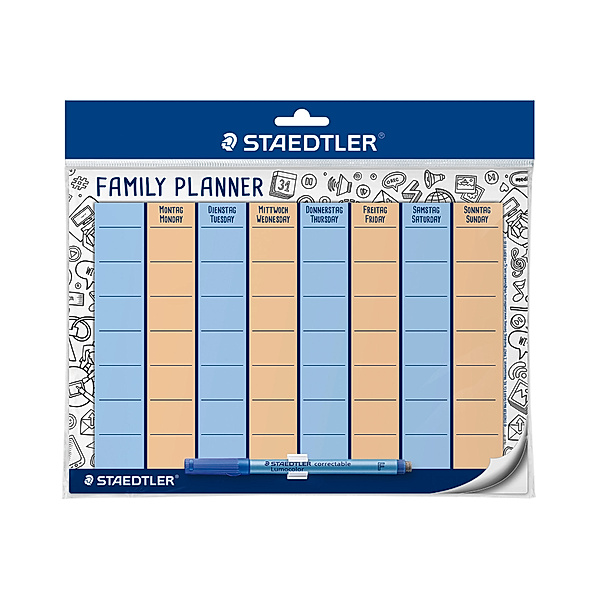 STAEDTLER 641 FP Familienplaner-Set Lumocolor® 3-teilig