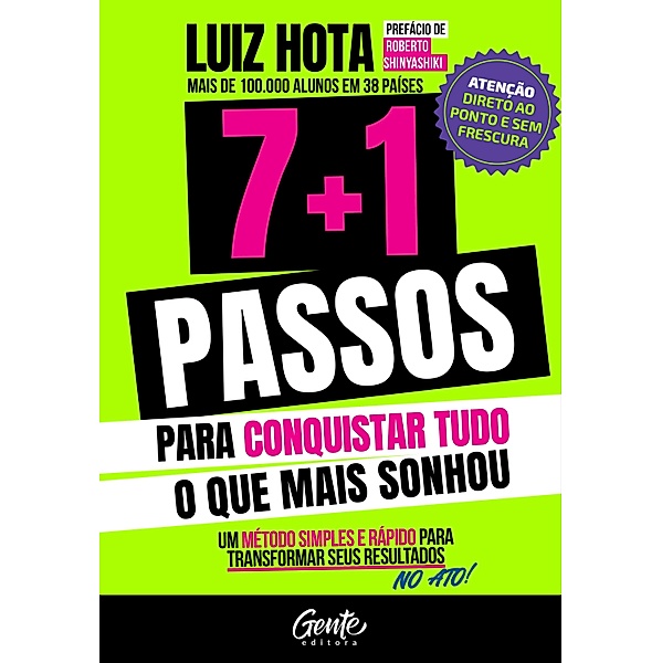 7+1 passos para conquistar o que mais sonhou, Luiz Hota