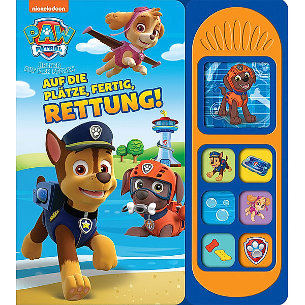 7-Button-Soundbuch, PAW Patrol, Auf die Plätze, fertig, Rettung!