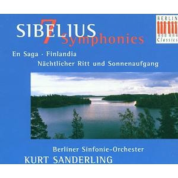 7 Sinfonien-En Saga/Finlandia/Nächtlicher Ritt, Kurt Sanderling, Bso