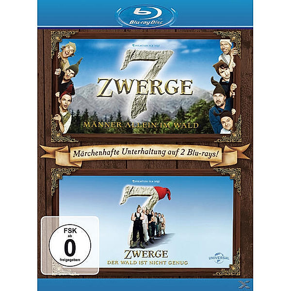 7 Zwerge - Männer allein im Wald / 7 Zwerge - Der Wald ist nicht genug, Cosma Shiva Hagen Heinz Hoenig Otto Waalkes