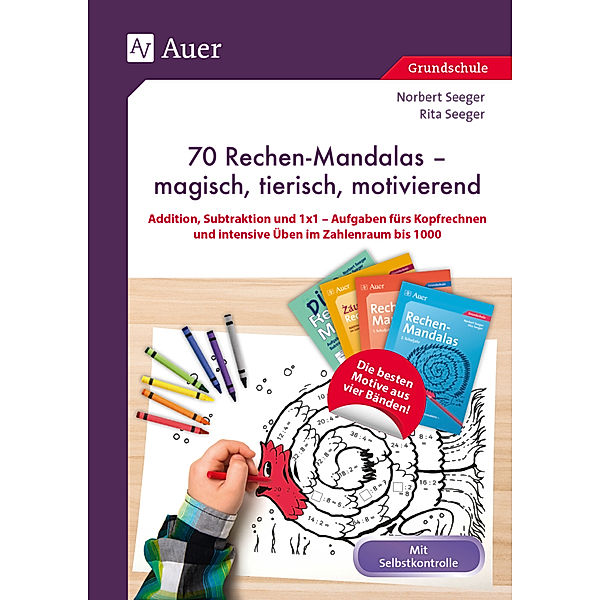 70 Rechenmandalas - magisch, tierisch, motivierend, Norbert Seeger, Rita Seeger