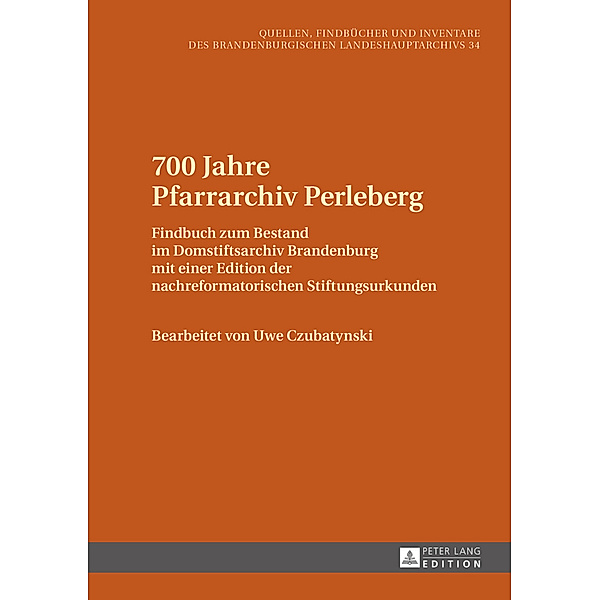 700 Jahre Pfarrarchiv Perleberg, Uwe Czubatynski