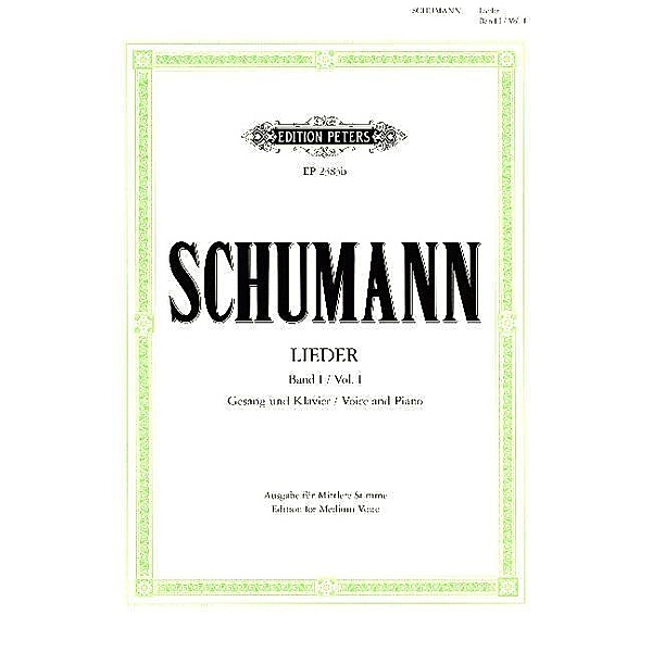 77 Lieder - Myrthen op.25, Liederkreis, Frauenliebe op.42, Dichterliebe op.48 und 15 ausgewählte Lieder, m, Robert Schumann