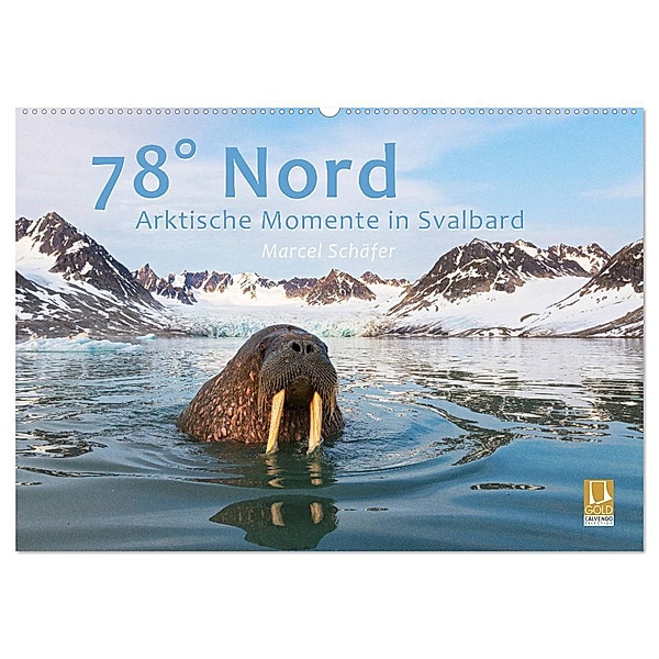 78° Nord - Arktische Momente in Svalbard (Wandkalender 2024 DIN A2 quer), CALVENDO Monatskalender, Marcel Schäfer