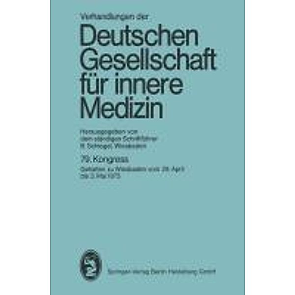 79. Kongress / Verhandlungen der Deutschen Gesellschaft für Innere Medizin Bd.79, K. Miehlke