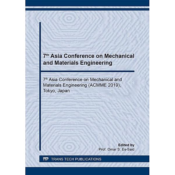7th Asia Conference on Mechanical and Materials Engineering