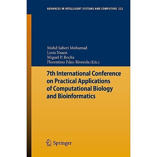 7th International Conference on Practical Applications of Computational Biology & Bioinformatics / Advances in Intelligent Systems and Computing Bd.222