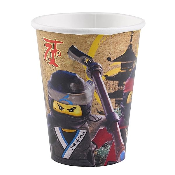 8 Becher Lego Ninjago, 250ml