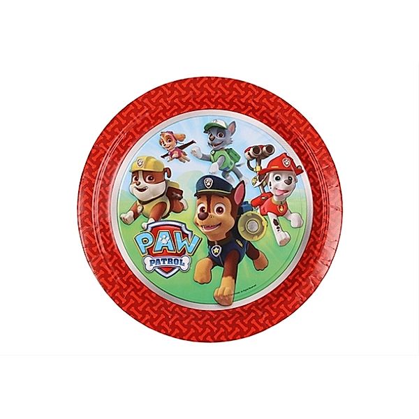 8 Teller Paw Patrol 23 cm