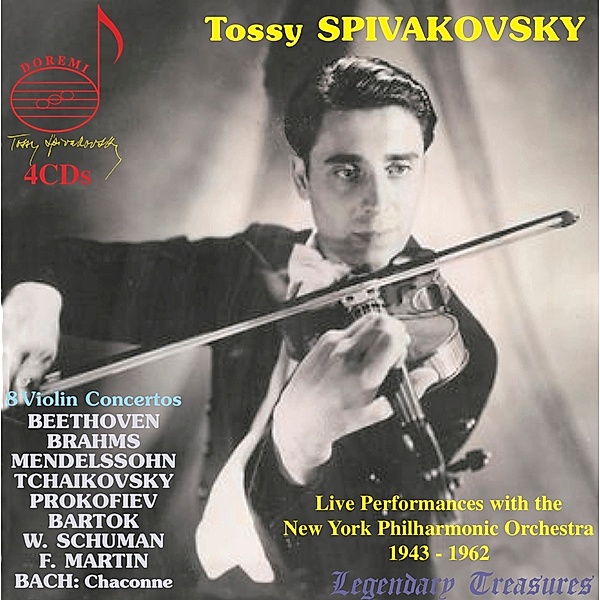 8 Violinkonzerte, Tossy Spivakovsky, New York Philharmonic