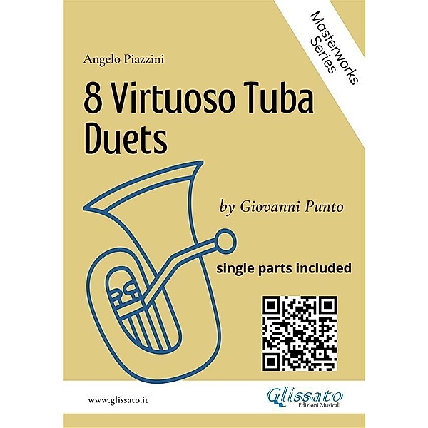 8 Virtuoso Tuba Duets by G.Punto / Angelo Piazzini - masterworks Bd.8, Angelo Piazzini, Giovanni Punto