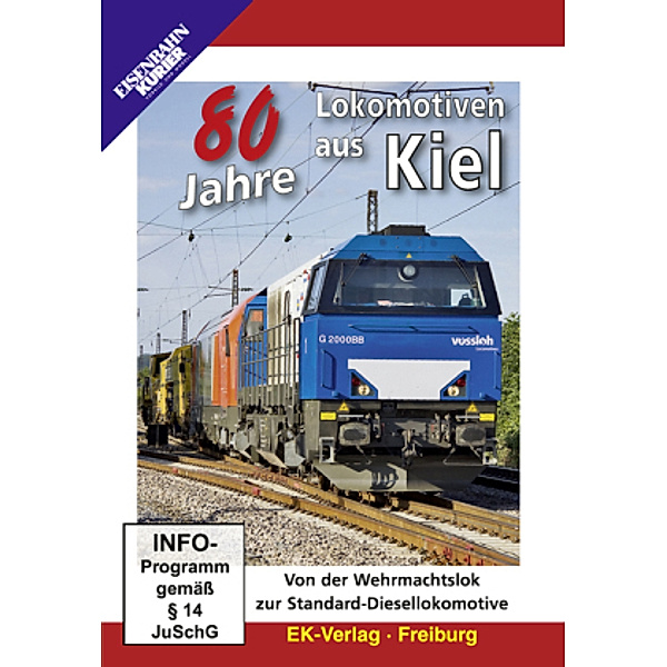 80 Jahre Lokomotiven aus Kiel, 1 DVD, DVD-Video