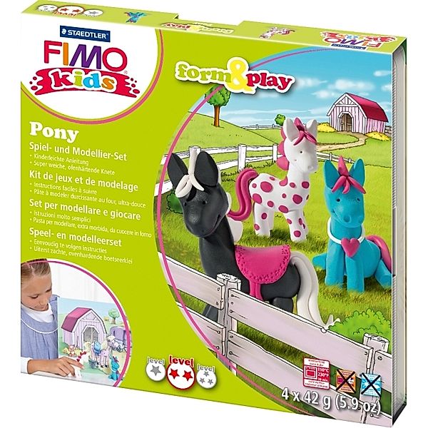 STAEDTLER 8034 08 LY FIMO® kids Form & Play PONY