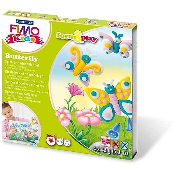 STAEDTLER 8034 10 LY FIMO® kids Form & Play SCHMETTERLING