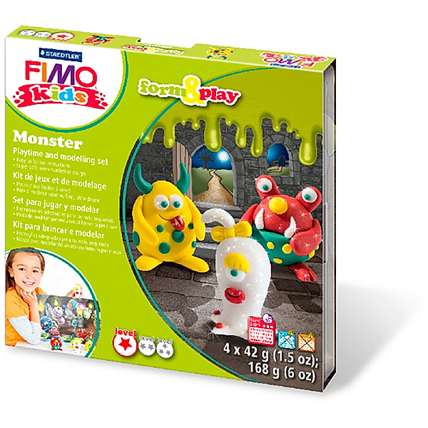 STAEDTLER 8034 11 LY FIMO® kids Form & Play MONSTER