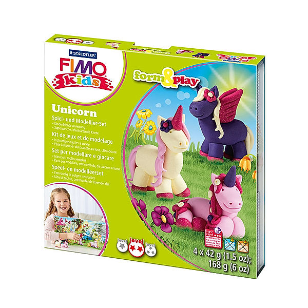 STAEDTLER 8034 19 LY FIMO® kids form & play Set EINHORN in bunt