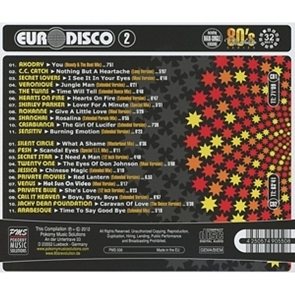 80'S Revolution Euro Disco Vol, Diverse Interpreten