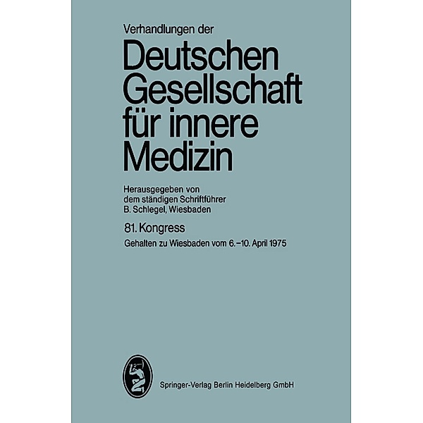 81. Kongreß / Verhandlungen der Deutschen Gesellschaft für Innere Medizin Bd.81, K. Miehlke