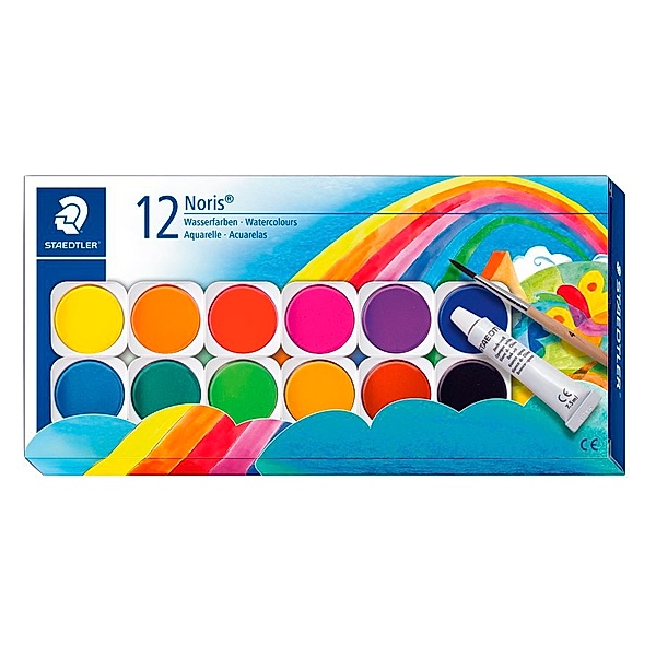 STAEDTLER 888 NC12 Noris Club® Farbkasten mit Wasserfarben