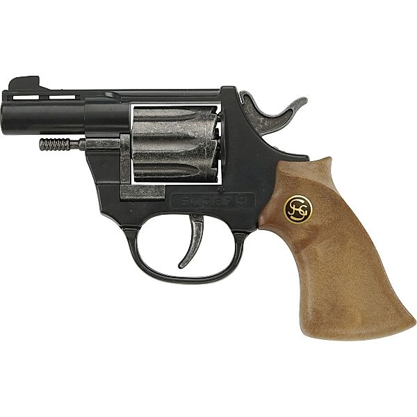 8er schwarze Pistole ca. 14,5 cm, Tester