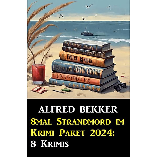 8mal Strandmord im Krimi Paket 2024: 8 Krimis, Alfred Bekker