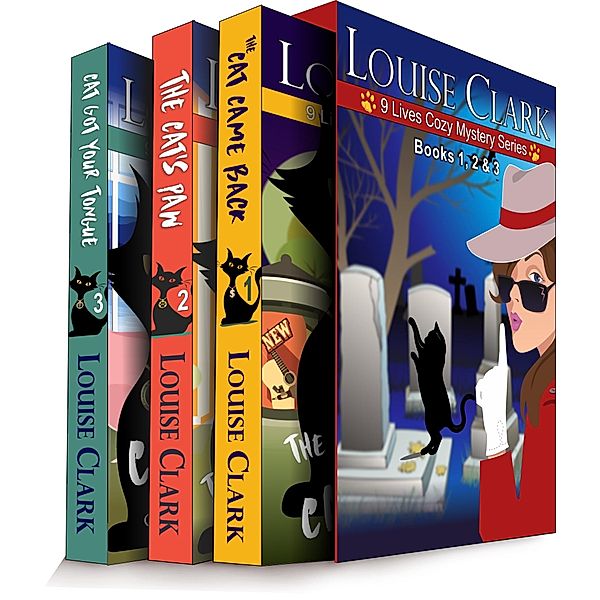 9 Lives Cozy Mystery Boxed Set, Books 1-3, Louise Clark