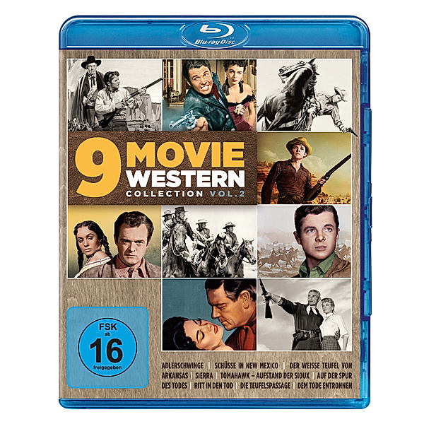 9 Movie Western Collection - Vol. 2, Walter Matthau Van Heflin Audie Murphy
