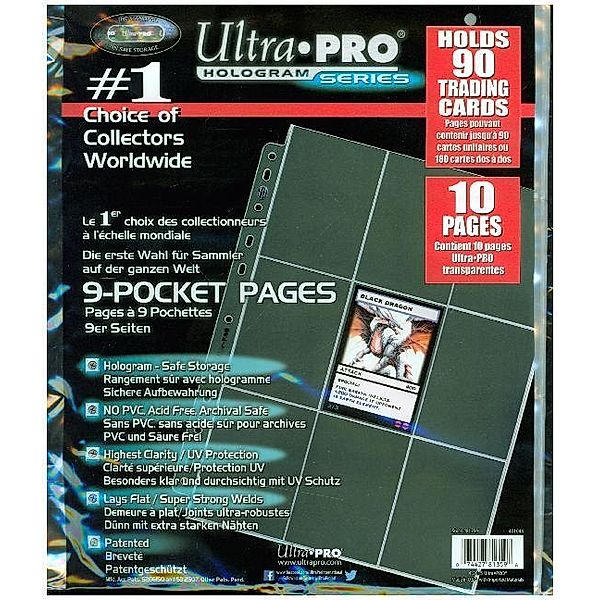 Amigo Verlag, Ultra-PRO 9-Pocket Platinum 10 Pages (Sammelkartenspiel-Zubehör)