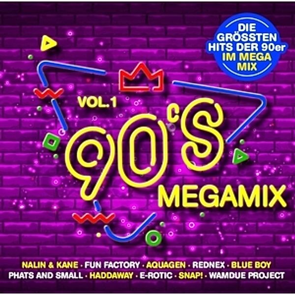 90s Megamix Vol.1-Die Großten Hits Der 90er, Various