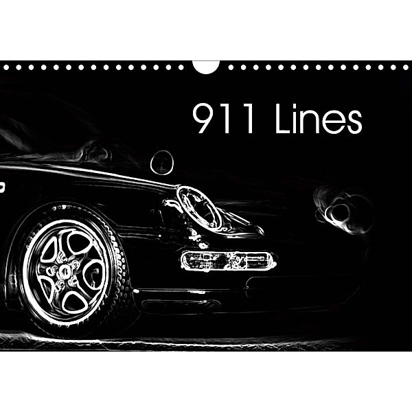 911 Lines (Wall Calendar 2021 DIN A4 Landscape), NUPHO Nihat Uysal Photography