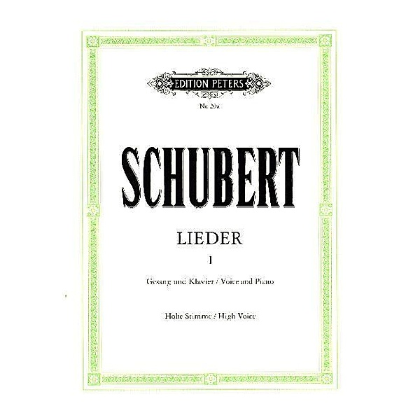 92 Lieder (Schöne Müllerin op.25 D 795, Winterreise op.89 D 911, Schwanengesang op.23,3 D 957, u. a.), h, Franz Schubert