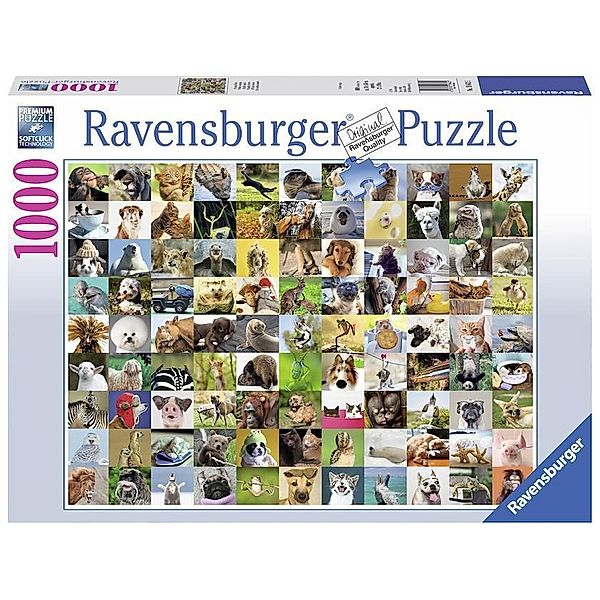 99 lustige Tiere. Puzzle 1000 Teile