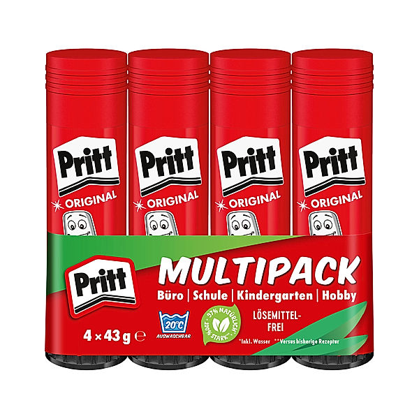 Pritt 9H PK8MP Klebestift ORIGINAL 4 x 43g