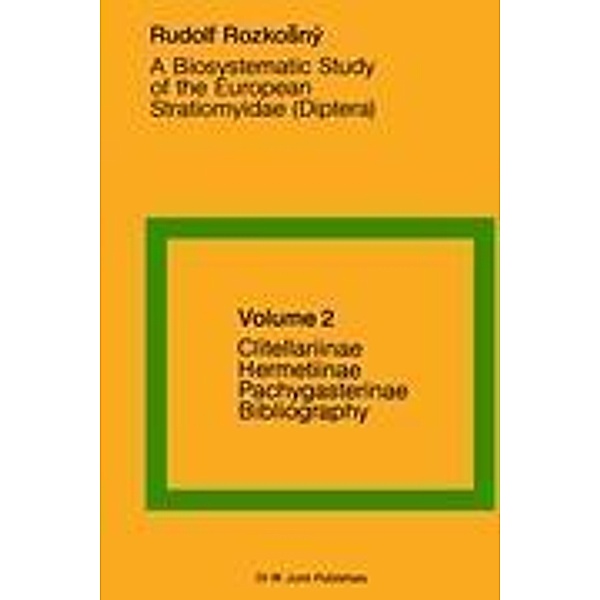 A Biosystematic Study of the European Stratiomyidae (Diptera), R. Rozkosný