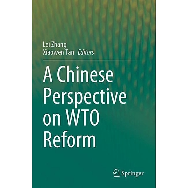 A Chinese Perspective on WTO Reform